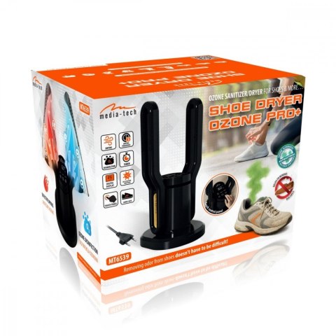 *Suszarka do butów z dezynfekcją ozonową SHOE DRYER OZONE PRO+ MT6539 (czarna)