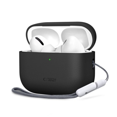 Etui ochronne silikonowe na słuchawki AirPods Pro 3 - czarne