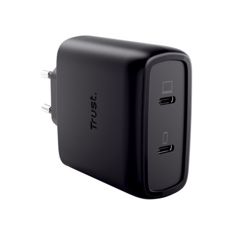 Ładowarka MAXO GaN 65W 2xUSB-C czarna