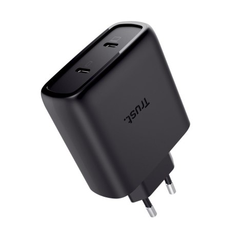 Ładowarka MAXO GaN 65W 2xUSB-C czarna