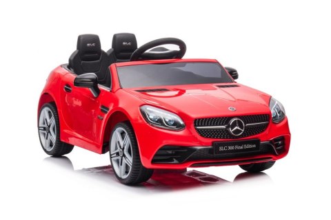 Auto Na Akumulator Mercedes SLC 300 Światła LED MP3 Pilot Czerwony LEAN CARS