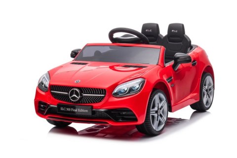 Auto Na Akumulator Mercedes SLC 300 Światła LED MP3 Pilot Czerwony LEAN CARS