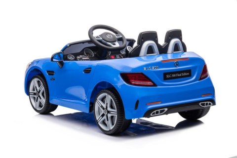 Auto Na Akumulator Mercedes SLC 300 Światła LED MP3 Pilot Niebieski LEAN CARS