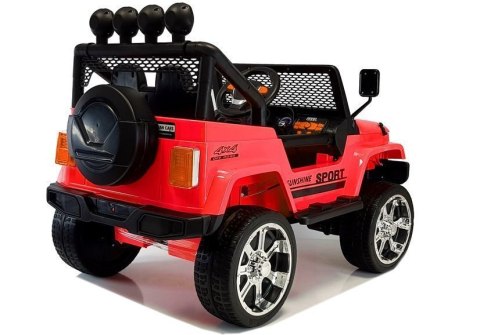 Auto na Akumulator S2388 Pilot Światła LED Radio Jeep Czerwony 4x45W LEAN CARS