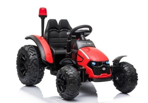 Traktor na akumulator z Przyczepą HZB-200 Światła LED MP3 Czerwony LEAN CARS