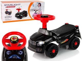 Samochód Jeździk QX-3399-2 Klakson Czarny LEAN CARS