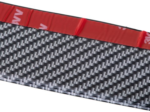 Dokładka zderzaka osłona uniwersalna spoiler carbon 2,5m czarna Kik Sp. z o. o. Sp. k.