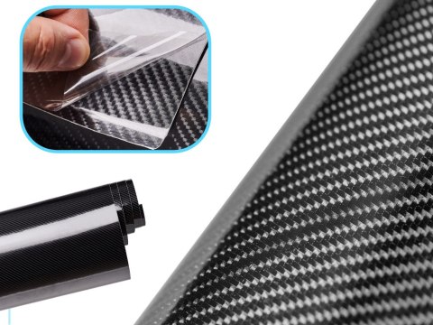 Folia rolka carbon 5D czarna 1,52x18m Kik Sp. z o. o. Sp. k.