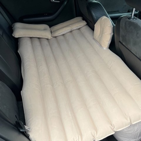 Materac łóżko do samochodu auta dmuchany + pompka beżowy Kik Sp. z o. o. Sp. k.