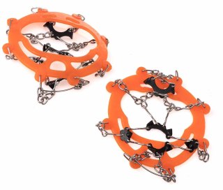 Raczki na buty antypoślizgowe turystyczne z kolcami łańcuchy pokrowiec roz. 38-45 Kik Sp. z o. o. Sp. k.