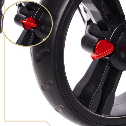 Rowerek trójkołowy Trike Fix Lite rower spacerówka 3w1 obracany 360 wolne koło granatowy Kik Sp. z o. o. Sp. k.