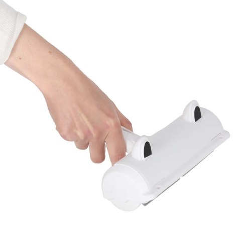 Szczotka wałek rolka do czyszczenia sierści z ubrań tapicerki biała niebieska Kik Sp. z o. o. Sp. k.