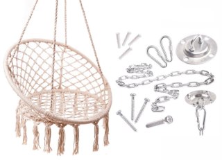 Zestaw do montażu huśtawki fotela wiszącego gniazda 200kg Kik Sp. z o. o. Sp. k.