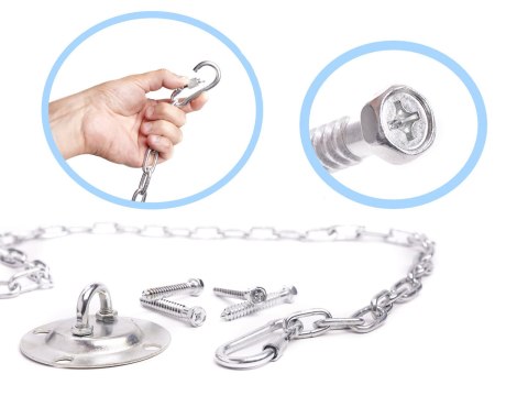 Zestaw do montażu huśtawki fotela wiszącego gniazda 200kg Kik Sp. z o. o. Sp. k.