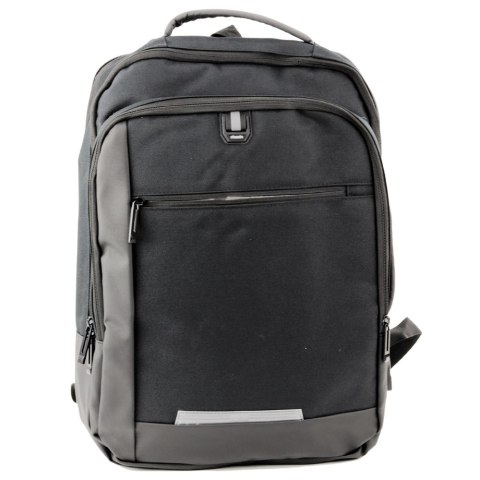 Plecak Biznesowy USB Kieszeń Na Laptopa Czarny 16L 45cm LEAN