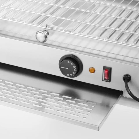 Witryna grzewcza do ekspozycji ciepłych potraw 1 x GN1/1 400W - Hendi 273982