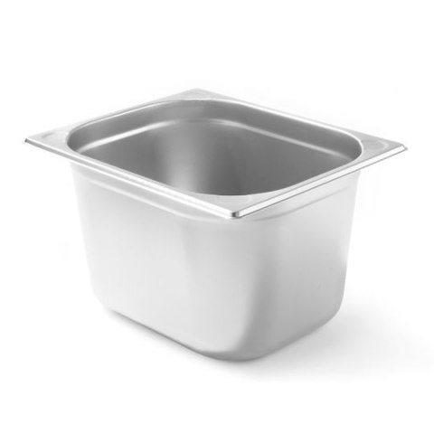 Pojemnik GN 1/2 stalowy Kitchen Line wys. 200 mm - Hendi 806357 Hendi