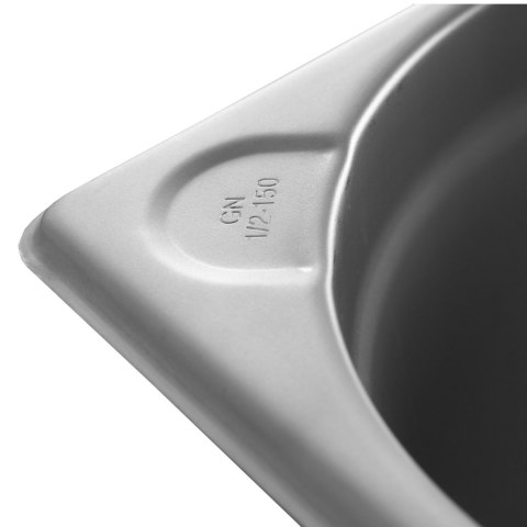 Pojemnik GN 1/9 stalowy Kitchen Line wys. 100 mm - Hendi 806739 Hendi