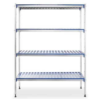 Regał magazynowy ażurowy do żywności szer. 128cm wys. 168.5cm - Hendi 812273 Hendi