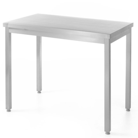 Stół blat roboczy do kuchni centralny stalowy 100x60cm - Hendi 811276 Hendi