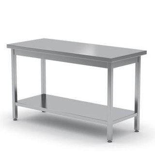Stół blat roboczy do kuchni centralny stalowy z półką 180x60cm - Hendi 811559 Hendi