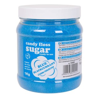 Kolorowy cukier do waty cukrowej niebieski o smaku czarnej porzeczki 1kg GSG24