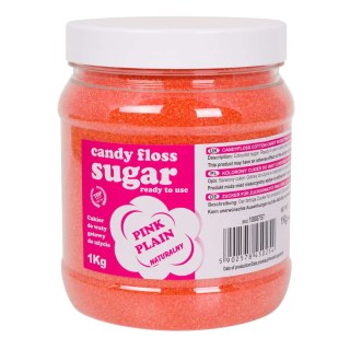 Kolorowy cukier do waty cukrowej różowy naturalny smak waty cukrowej 1kg GSG24