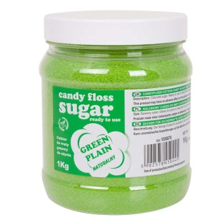 Kolorowy cukier do waty cukrowej zielony naturalny smak waty cukrowej 1kg GSG24