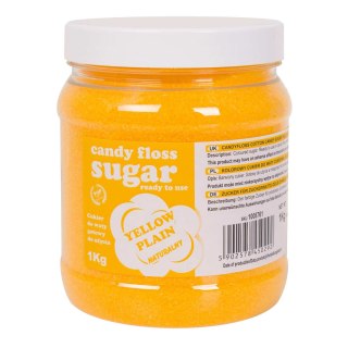 Kolorowy cukier do waty cukrowej żółty naturalny smak waty cukrowej 1kg GSG24