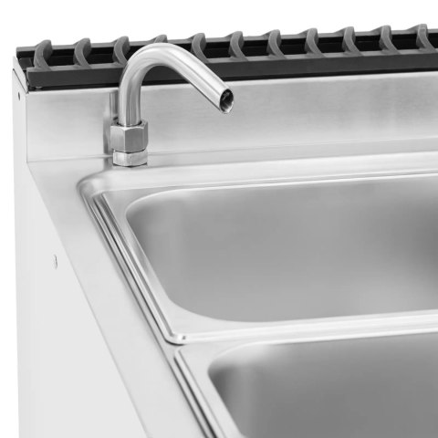 Bemar elektryczny z szafką kranem GN 1/2 GN 1/3 3000 W Royal Catering