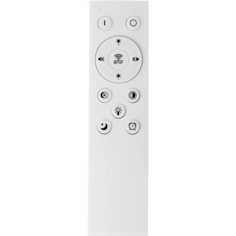 Lampa sufitowa nowoczesna LED z pilotem - 4 białe okręgi UNIPRODO