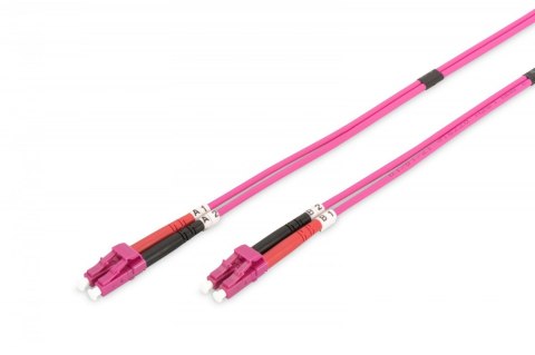 Patch cord światłowodowy FO LC-LC MM 50/125 OM4 duplex LSOH 2m