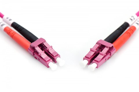 Patch cord światłowodowy FO LC-LC MM 50/125 OM4 duplex LSOH 2m