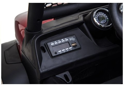 Auto na Akumulator Mercedes Unimog 4x4 Dla Dzieci Światła LED MP3 Biały LEAN CARS