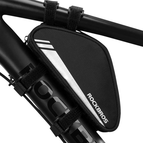 Torba rowerowa na narzędzia pompkę mocowana na ramę 0.7l - czarna ROCKBROS
