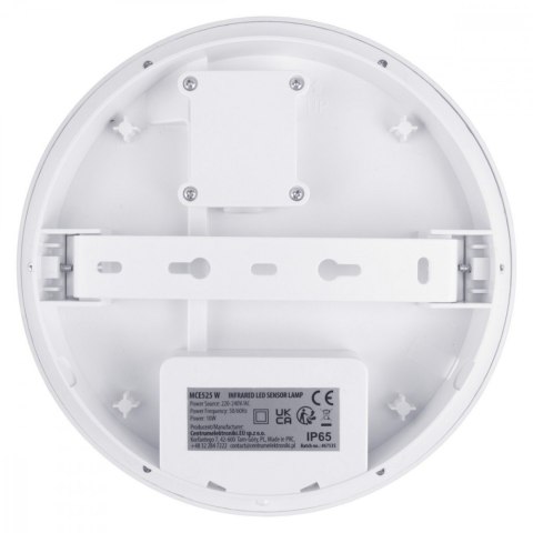 Lampa LED, IP65 czujnik PIR, MCE525 W 10W, 1000 lm, neutral white 4000 K