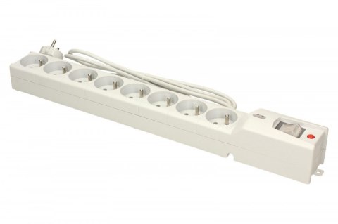 Listwa przeciwprzepięciowa LX 810, 1L, 1,5m, szara Lestar