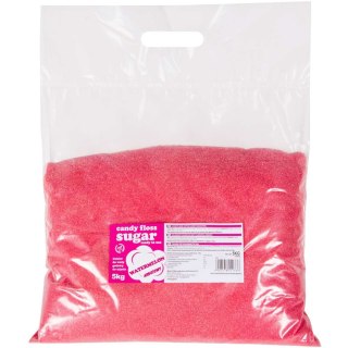 Kolorowy cukier do waty cukrowej czerwony o smaku arbuzowym 5kg GSG24