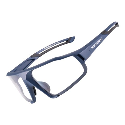 Okulary rowerowe fotochromowe UV400 z etui SP216BL - niebieskie ROCKBROS
