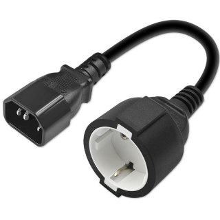Adapter IEC 320 C14 / SCHUKO | 0.15m