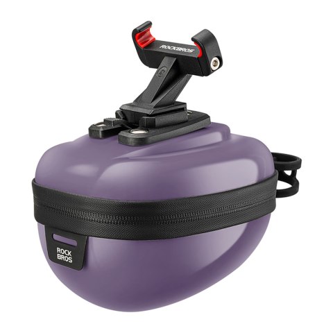 Torba rowerowa sztywna kufer podsiodłowy hard shell 0.4l - czarna ROCKBROS