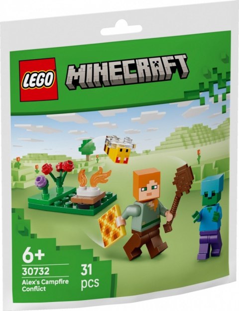 Klocki Minecraft 30732 Potyczka Alex przy ognisku