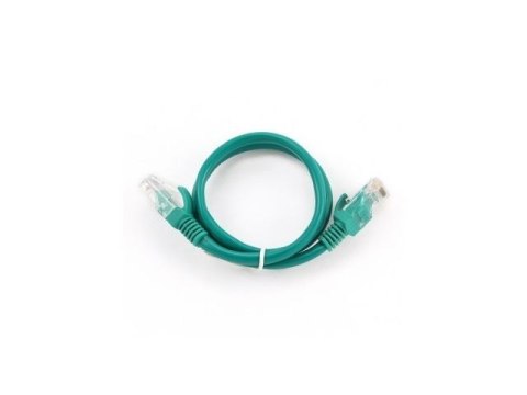 Patch cord kat.5e osłonka zalewana 0.25m zielony