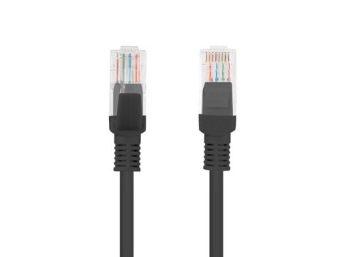 PATCHCORD KAT.6 1M CZARNY FLUKE PASSED LANBERG