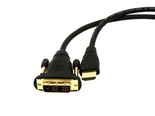 Kabel HDMI-DVI 3M (pozłacane końcówki) Gembird